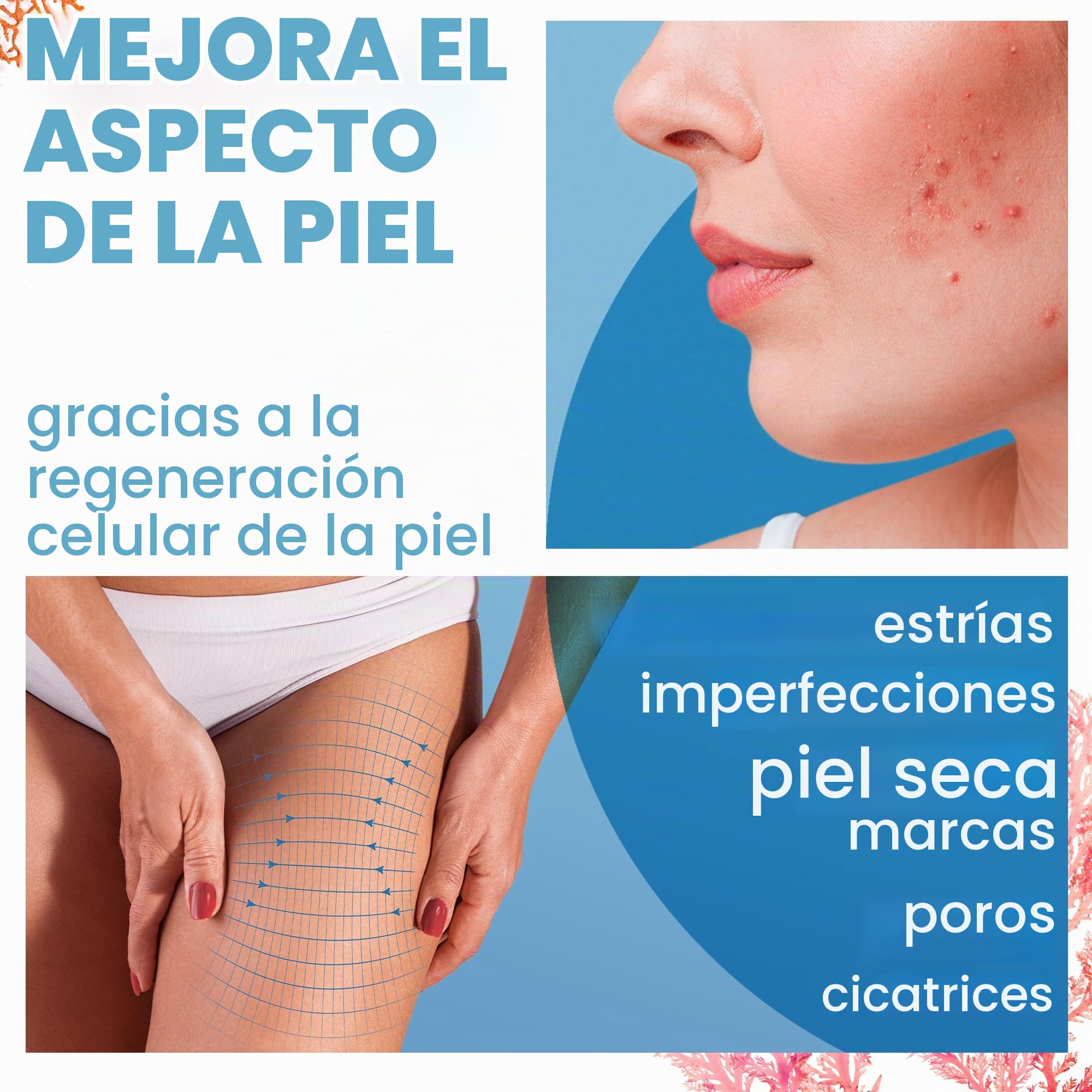 Gel de Ducha Perlado Extra Delicado con Colágeno, Triple Accion: Limpiador Facial, Corporal y del Cabello. Efecto Reafirmante y Anti Edad. Cuidado Piel Atopica, Sensible y Seca - 5000 ml