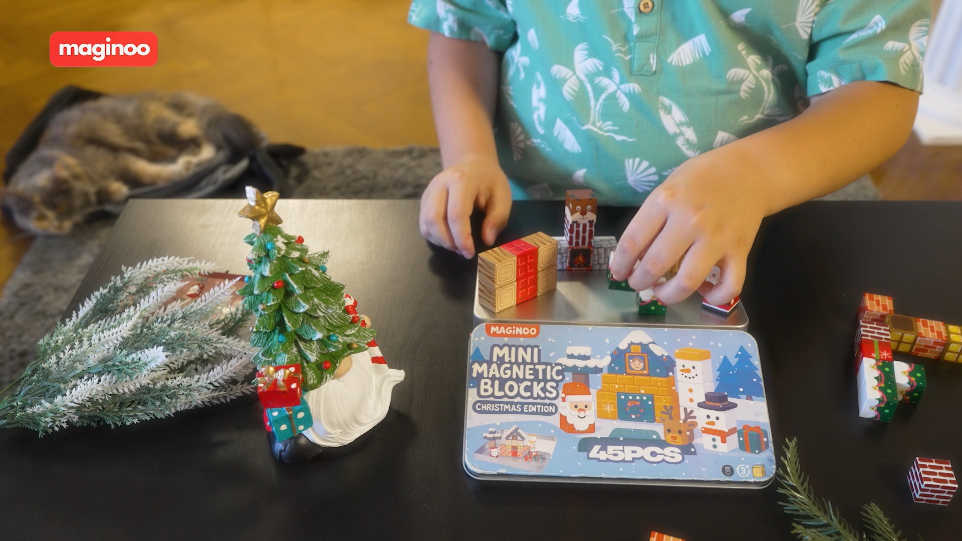 Amazon.com: Maginoo 45PCS Mini Magnetic Blocks Travel Set