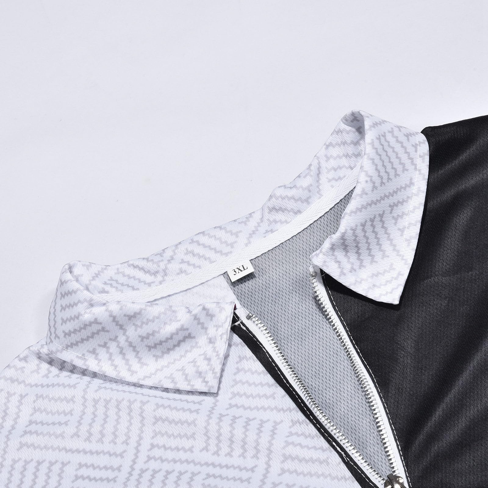 Herren Sportanzug Gedruckte Sommer Trainingsanzug Gestreift Laufen und Herrenshorts Atmungsaktives Fitnessanzug mit Reißverschluss lässigem Polohemd Set Funktionsanzug für Party Strand
