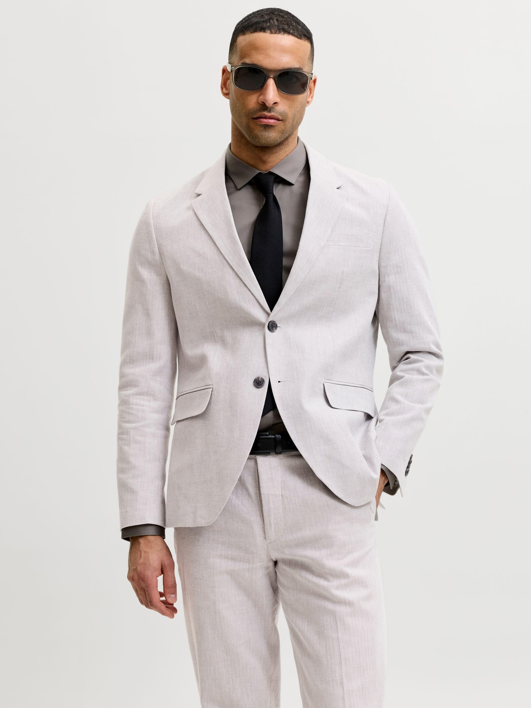 JACK & JONES Jprmartin Summer BLZ Linen Blend No06 SN Uomo