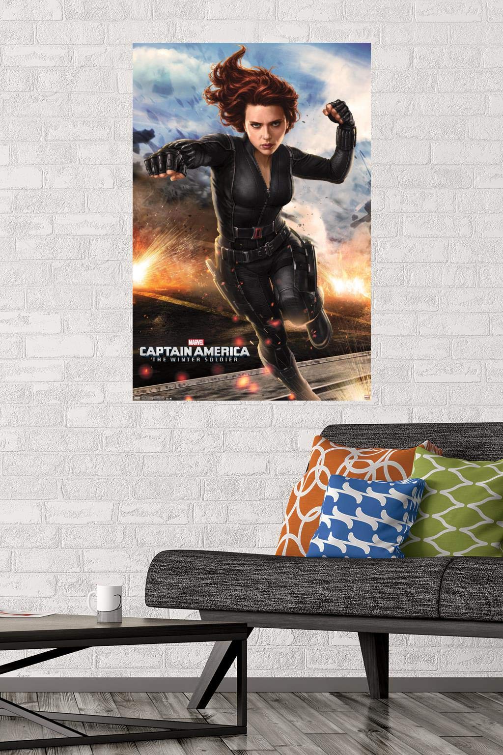 Captain America Winter Soldier Black Widow Poster