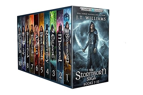 The Stormborn Saga (a complete triple trilogy omnibus) An epic sword and sorcery fantasy adventure (Dwemhar Realms Omnibuses)