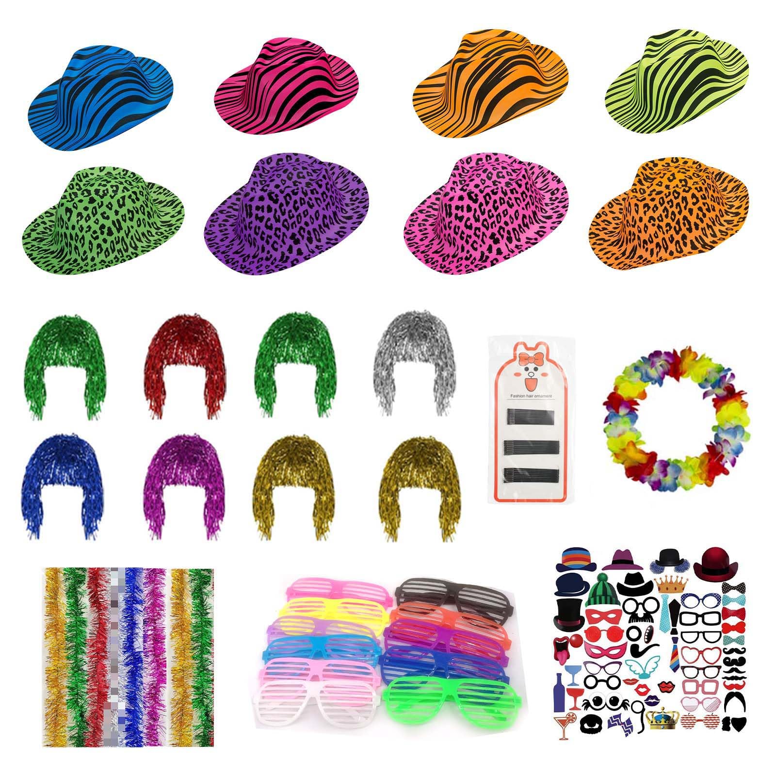 Accessori per Photo Booth, Accessori Decorazioni Photo Booth Accessori Foto Props per Feste per Matrimoni per Matrimoni, Halloween, Natale, Compleanni, Carnevale (94 pezzi - B)