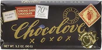 Amazon.com : Chocolove Dark Chocolate, Strong 70%, 3.2 Ounce (Pack