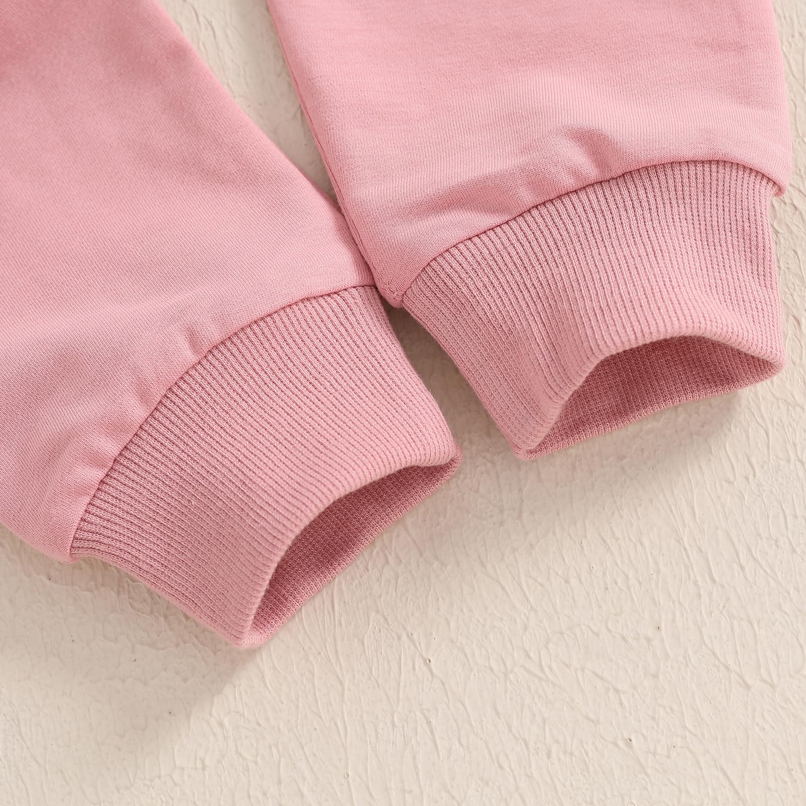 Conjunto de ropa de otoño para niña pequeña, sudadera de manga larga con estampado de letras y pantalones deportivos