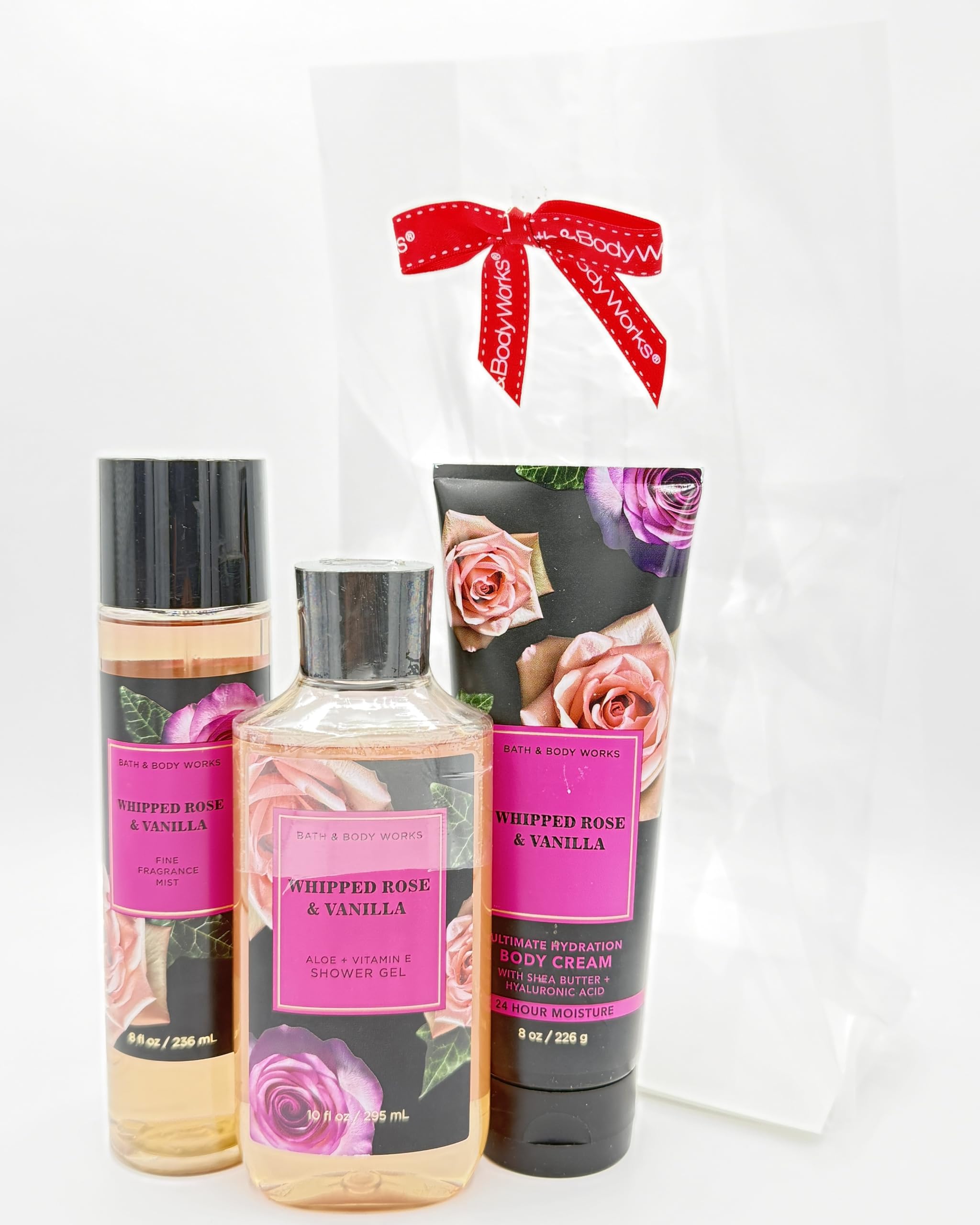 Amazon.com : Bath & Body Works Whipped Rose & Vanilla 3-Piece Gift