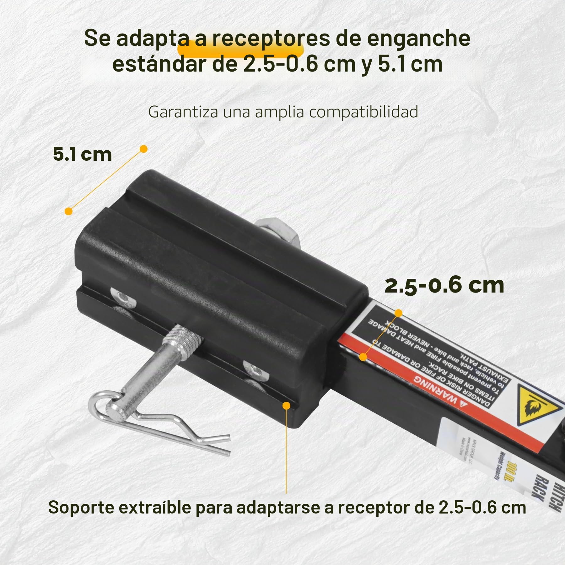 MaxxHaul 50025 - Soporte de Enganche para 2 Bicicletas, para Coches, Camiones, SUV, minivans (Capacidad de 100 Libras)