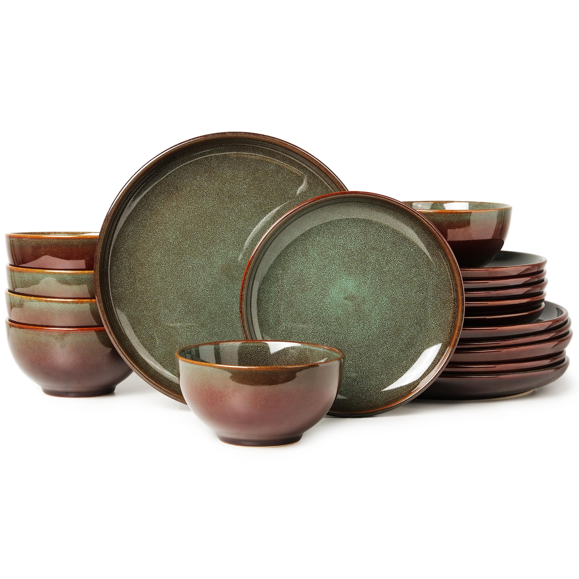 ポタポタGARNIガルニ　Crockery Pierce Amazon.com | Pokini Stoneware Dinnerware Sets for 6, 18
