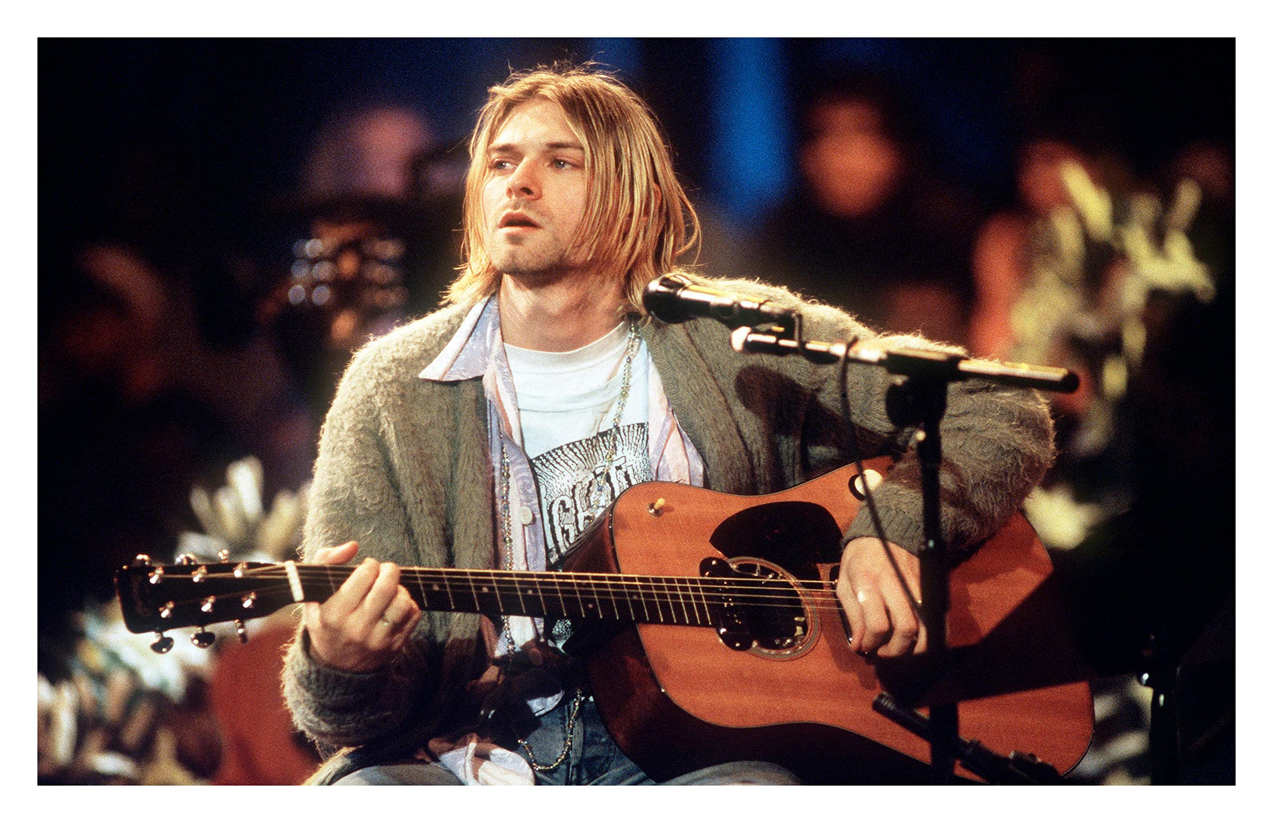 BALDAU PRINTS Nirvana Kurt Cobain Wall Poster For Room (Gloss Laminated, 12X18 Inch, 300 GSM) D50