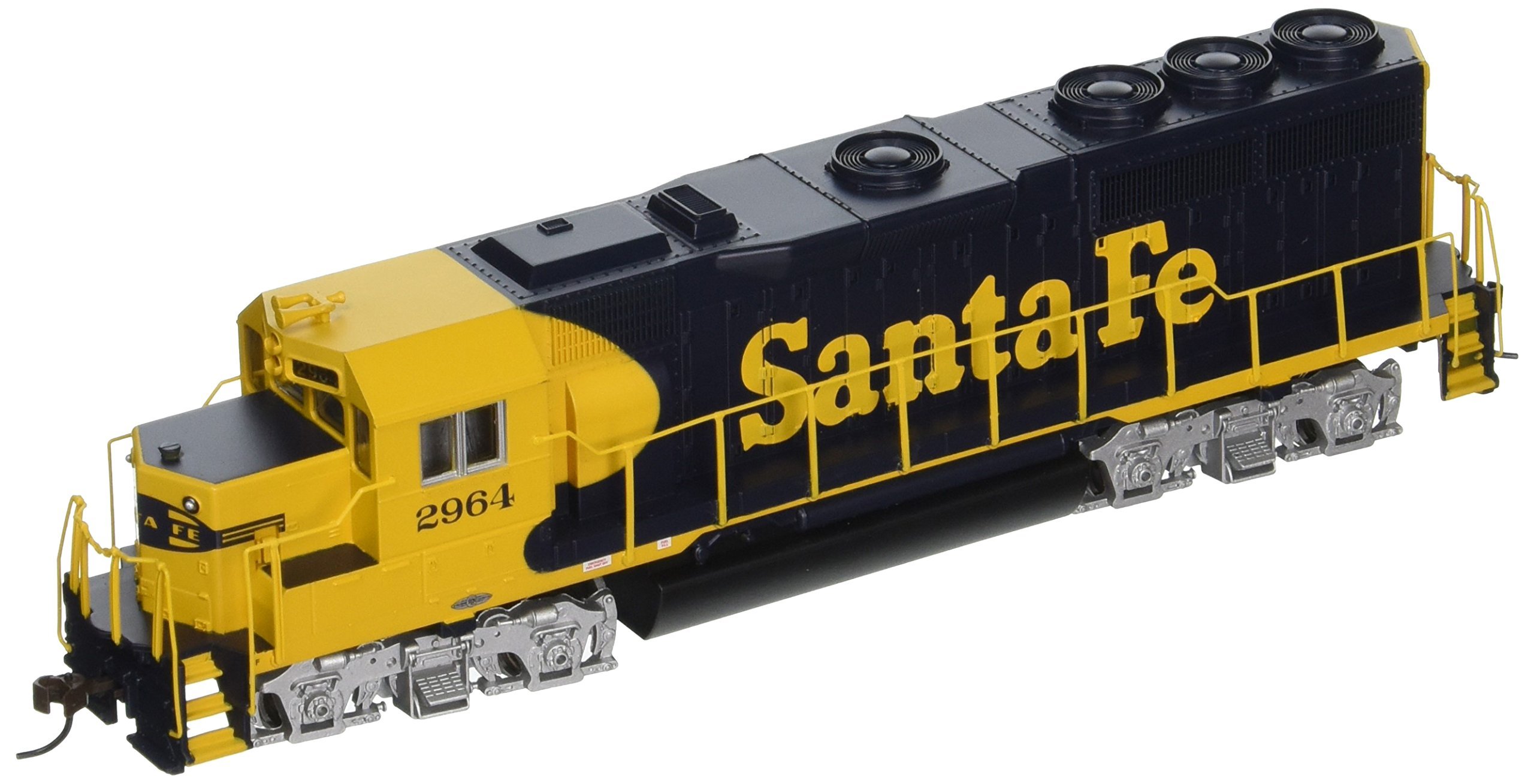 Bachmann Locomotiva Diesel GP40 Santa Fe (Giallo E Blu) – Scala N, Modellismo Ferroviario