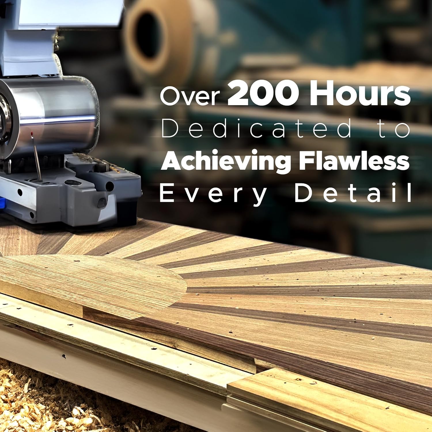 Sunset Deluxe Solid Acacia Wood King Size Platform Bed Frame with Tall Headboard, Mid-Century & Art Deco Design, No Box Spring Needed, Strong Wood Slat Support, Easy Assembly, Walnut Walnut King