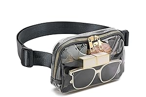 Clear Purses for Women Stadium Approved Belt Bag