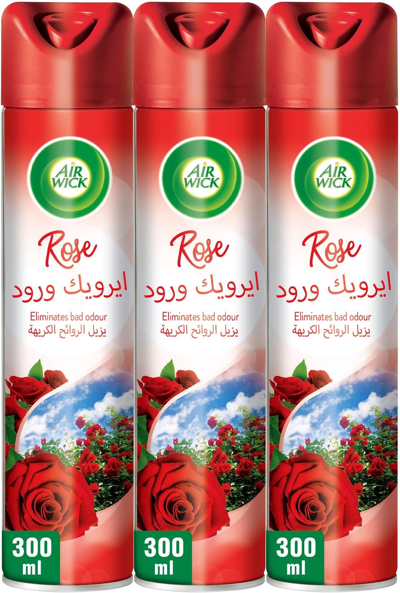 Aerosol, Rose Scent, 300ml x 3