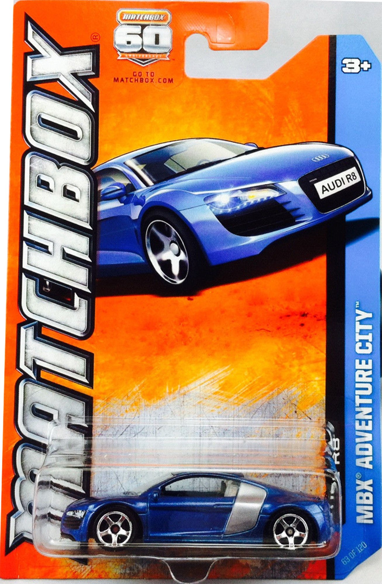 2013 Matchbox MBX Adventure City - Audi R8