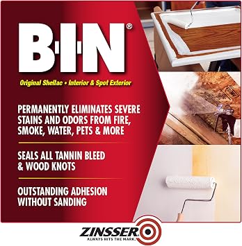 Zinsser 320991-2PK B-I-N Shellac-Base Primer, Gallon, White, 2 Pack