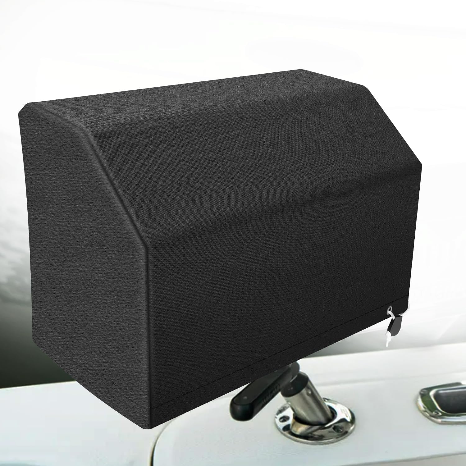 Boat Gill Cover for Magma Marine Rectangular Grill, BBQ Gill Cover, Waterproof, for 9" x 18" Grill, Black