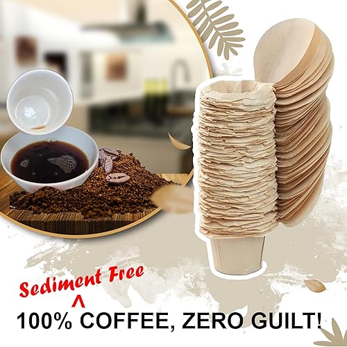 Miniatura 10 de Delibru - Filtros de taza K paquete de 100 unidades se adapta a todas las cápsulas de café reutilizables filtros de café compostables y desechables