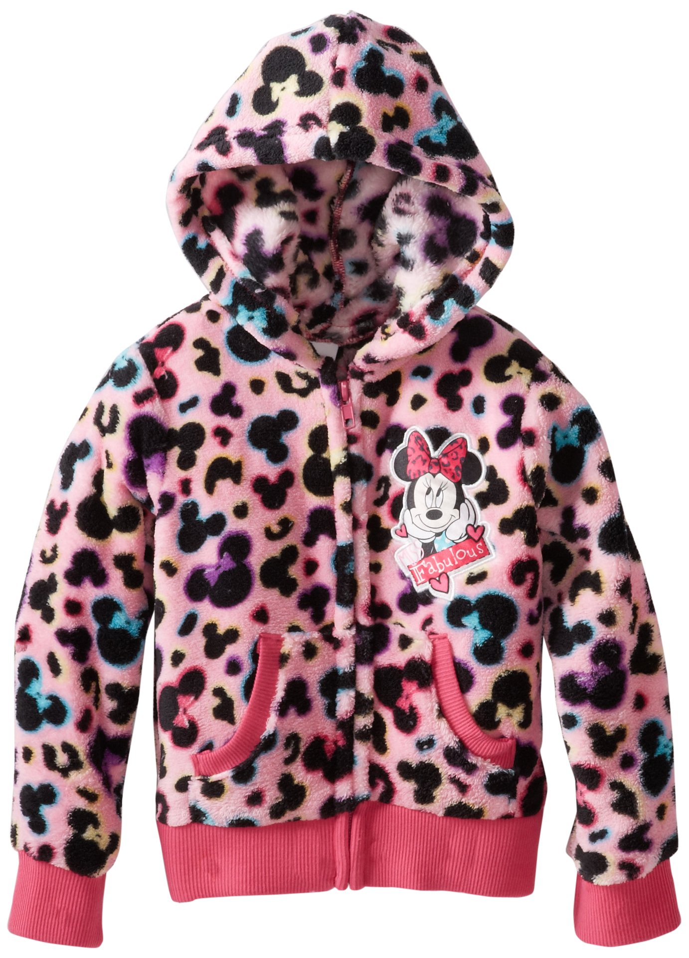 Disney Girls' Minnie Mouse Hoodie Jacket