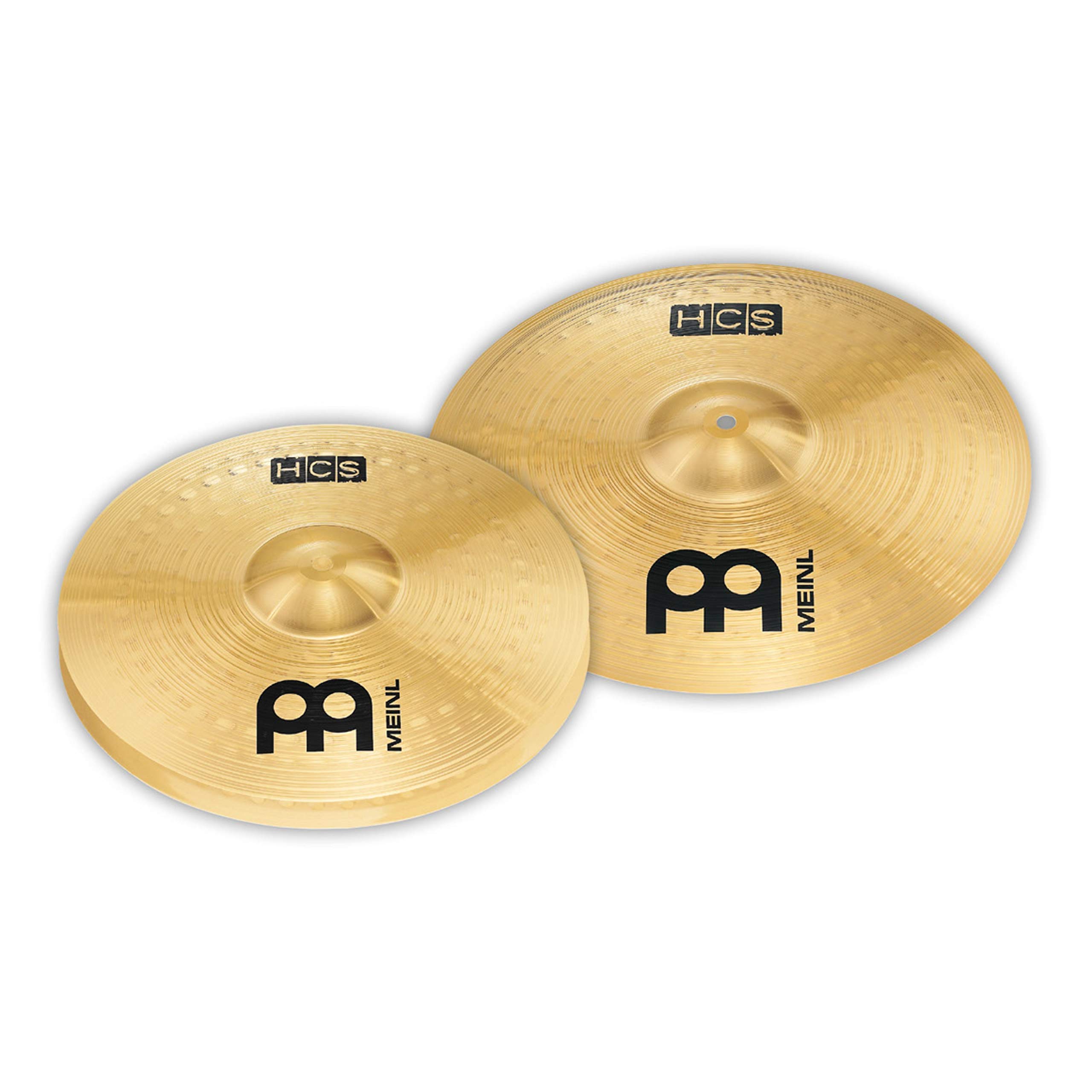 Meinl Cymbals HCS1416 HCS Serie Beckenset mit 35,56 cm (14 Zoll) Hihat, 40,64 cm (16 Zoll) Crash