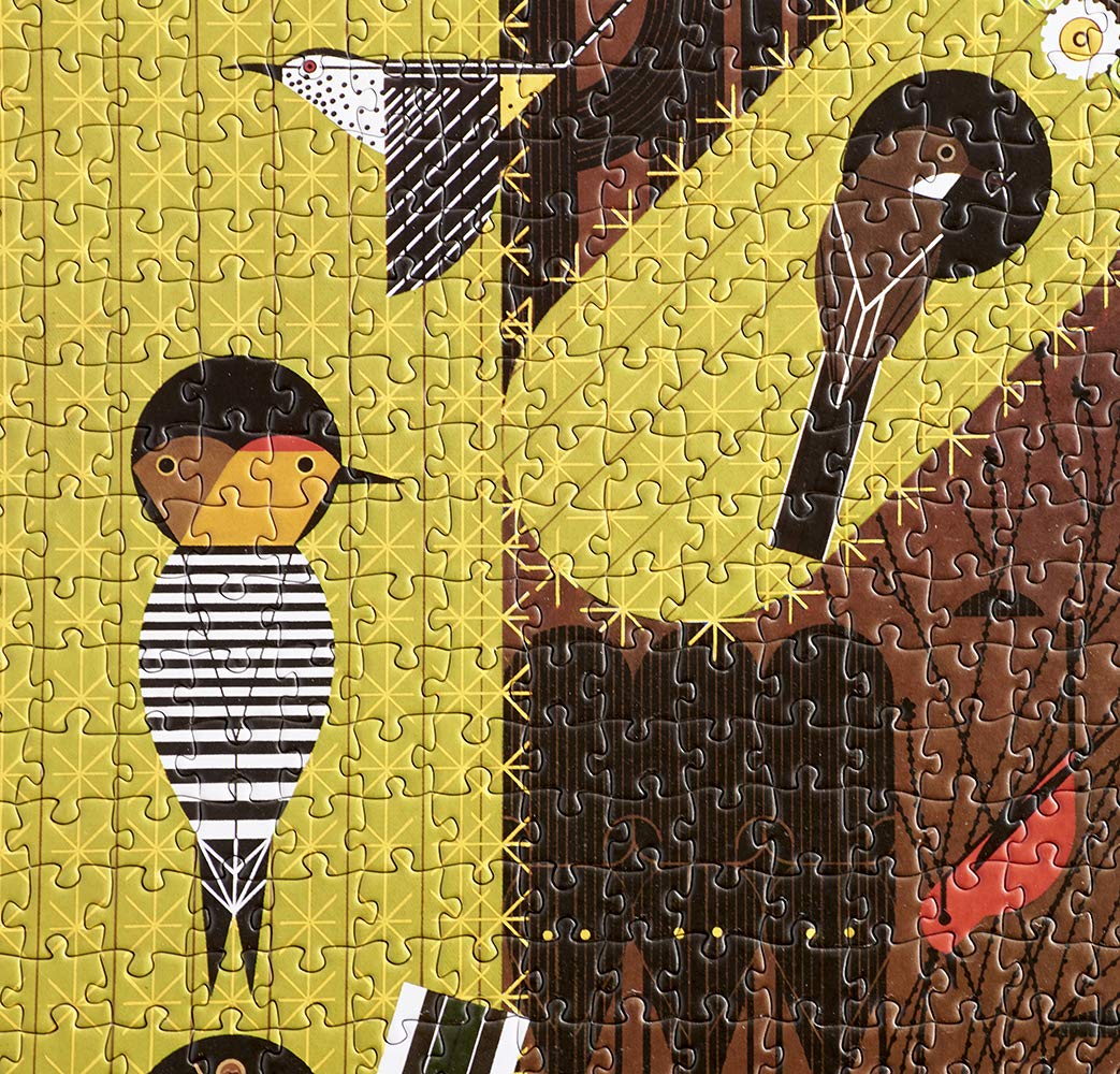Charley Harper Glacier Bay Alaska Puzzle – 1.000 Teile, 51 X 74 Cm, Kunstpuzzle Für Erwachsene