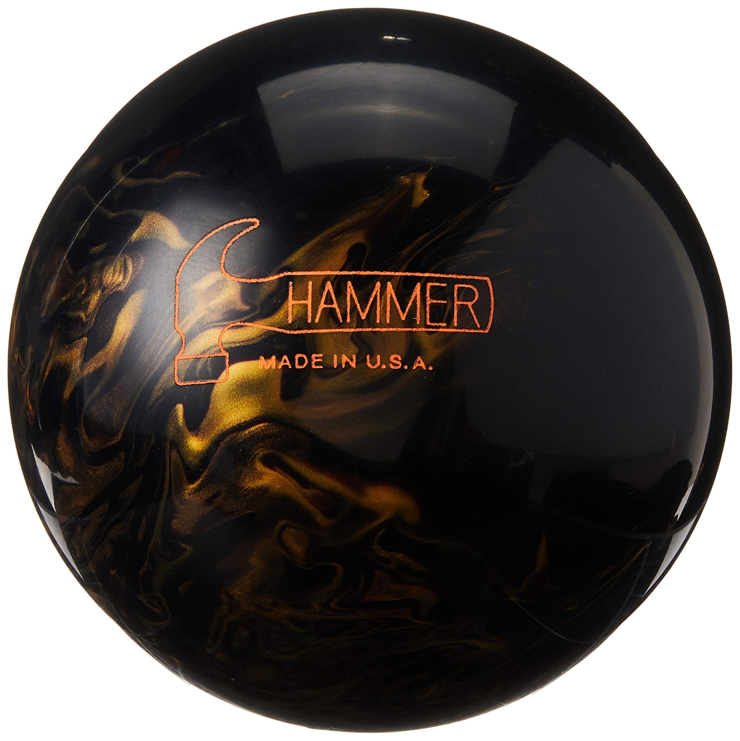 Hammer Bowling Products Black Widow Bowling Ball- Black/Gold