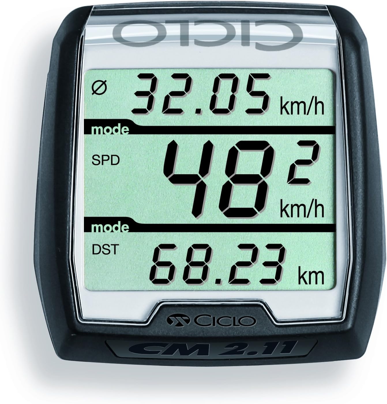 CicloSport CM 2.11 10104000 Cabled Bike Computer Black