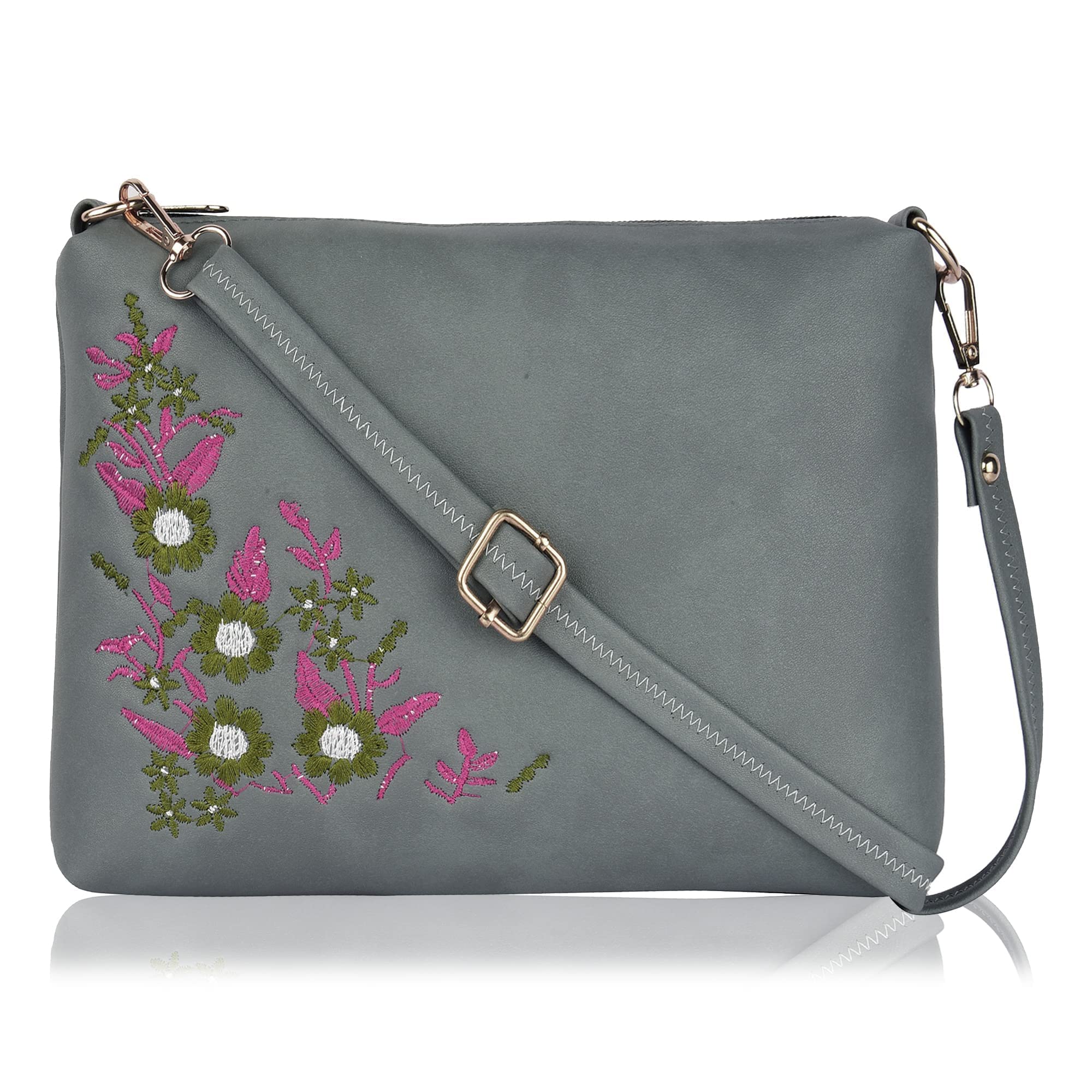 SHAMRIZ Girls Sling Bag (Grey, SMRB03) (B09JPF5Z14) Amazon Price History, Amazon Price Tracker