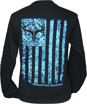 camo shirt with american flag