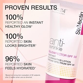 StriVectin GlowFector Instant Illuminating Lotion SPF 30, 1 oz | Broad Spectrum, Boosts Skin Radiance