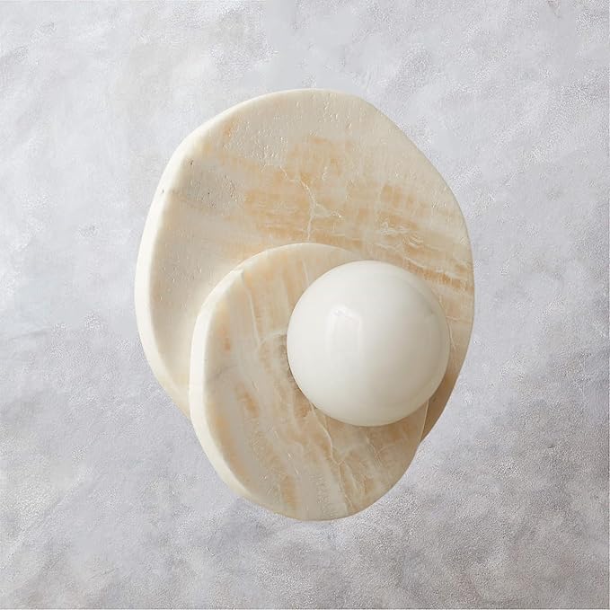 White Onyx Wall Sconce