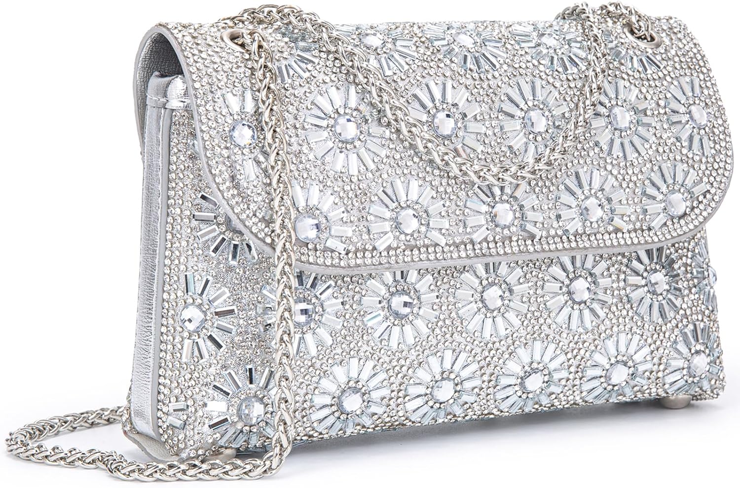 Shoulder Bags Crossbody Bag Purses Handbags Crystals Rhinestone Evening Bag for Women Clutch Purse with Chain