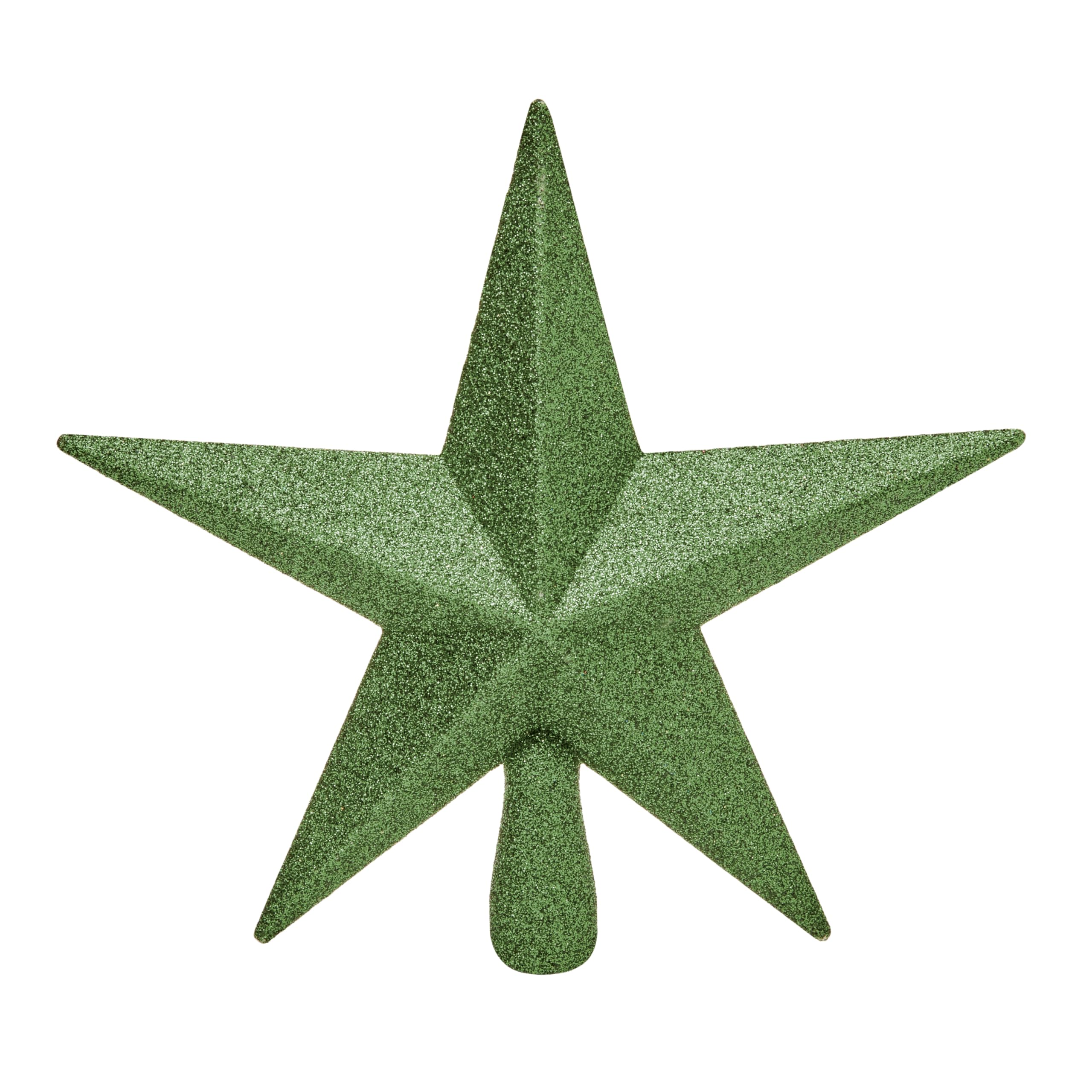 Premier Sage Green 20Cm Tree Top Star – Glitter Finish Christmas Tree Topper Decoration In Elegant Green Tone