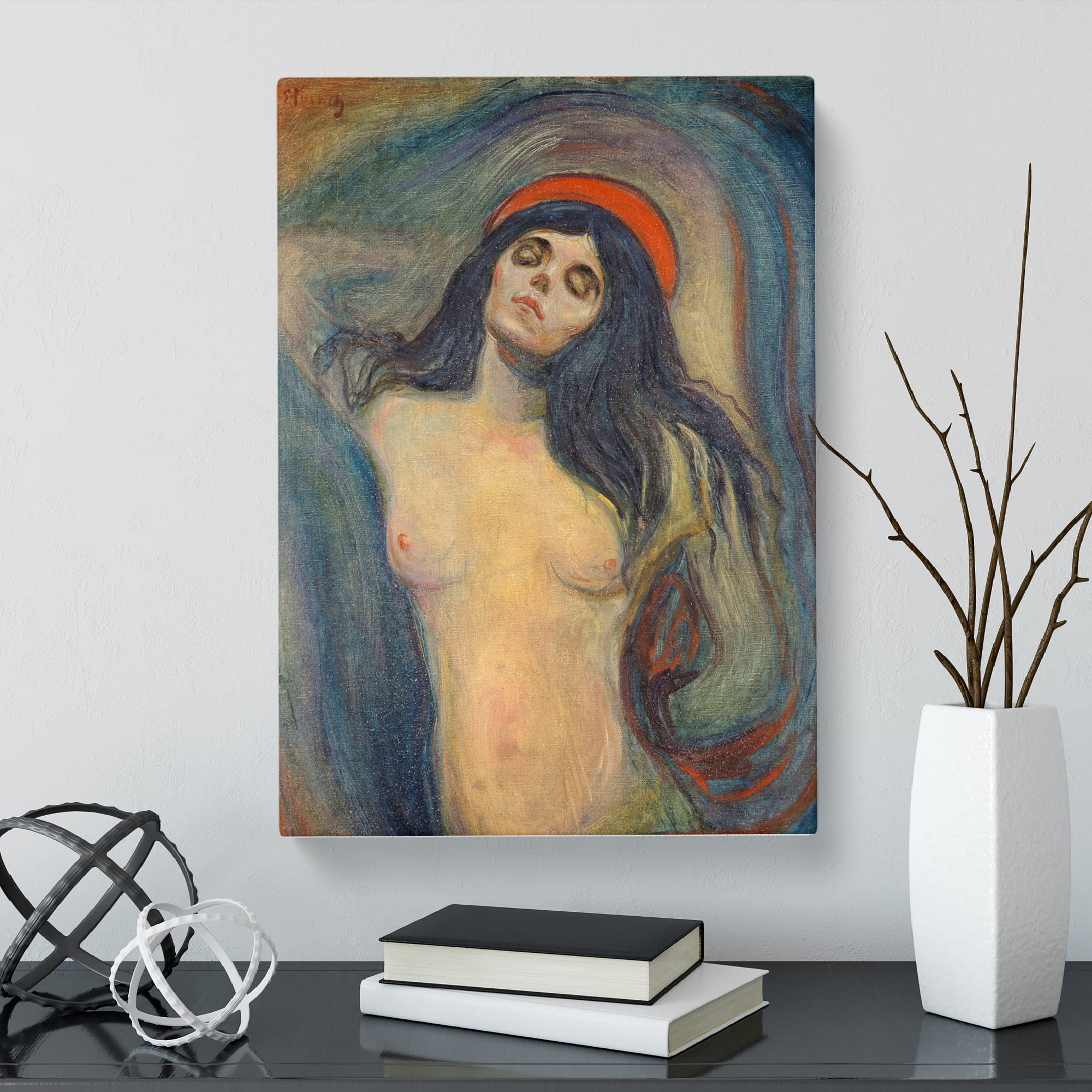 Madonna Vol.2 By Edvard Munch Canvas Print, Mixed, 25L x 50W cm - Image 3