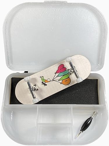 Yllo Get'n Air Diapasón completo de madera de 5 capas de 3.937 in x 1.299 in con camiones mejorados de 1.260 in, tuercas de bloqueo, ruedas CNC