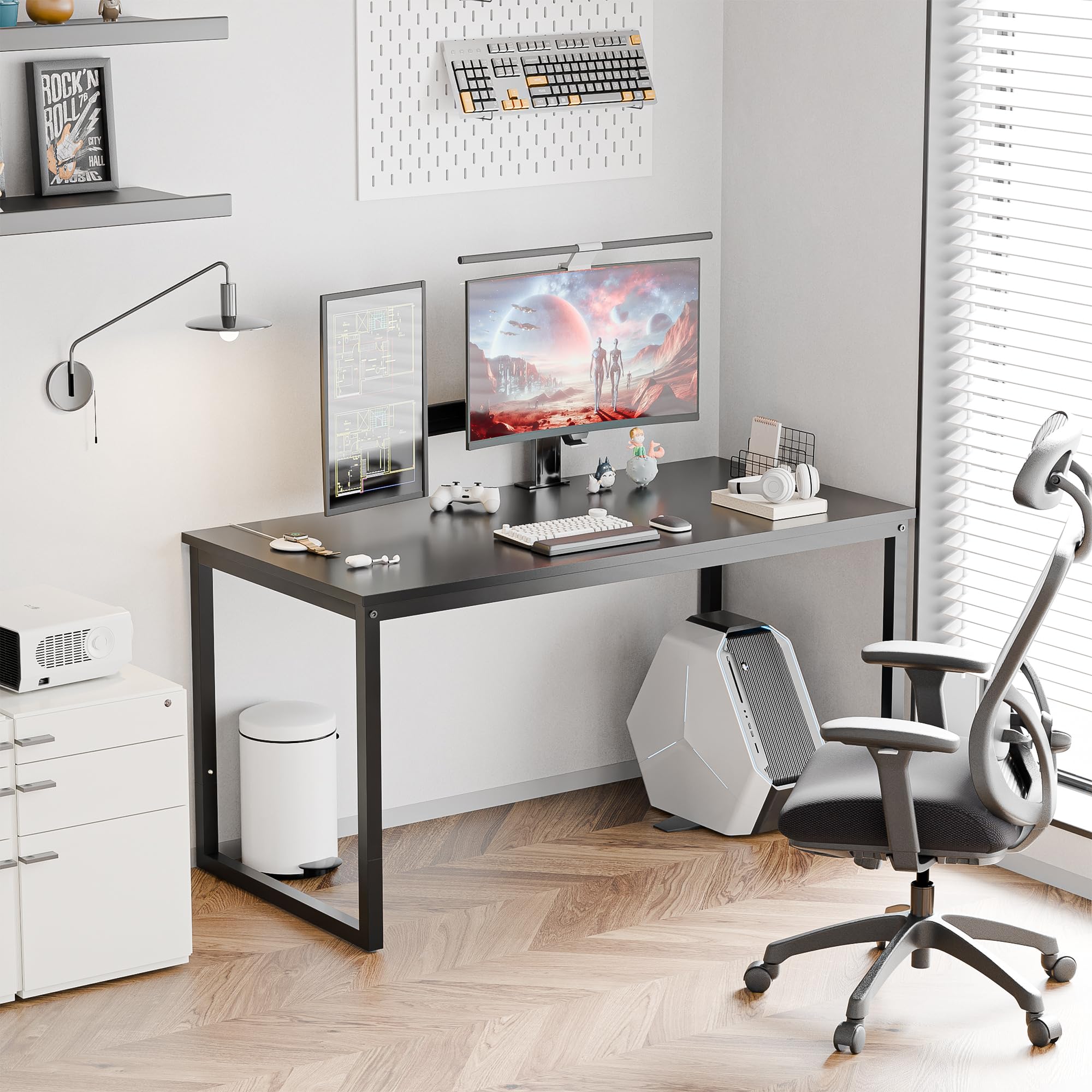 Amazon.com: ZENY Computer Desk, 47 Inch Office Desk Gaming Desk