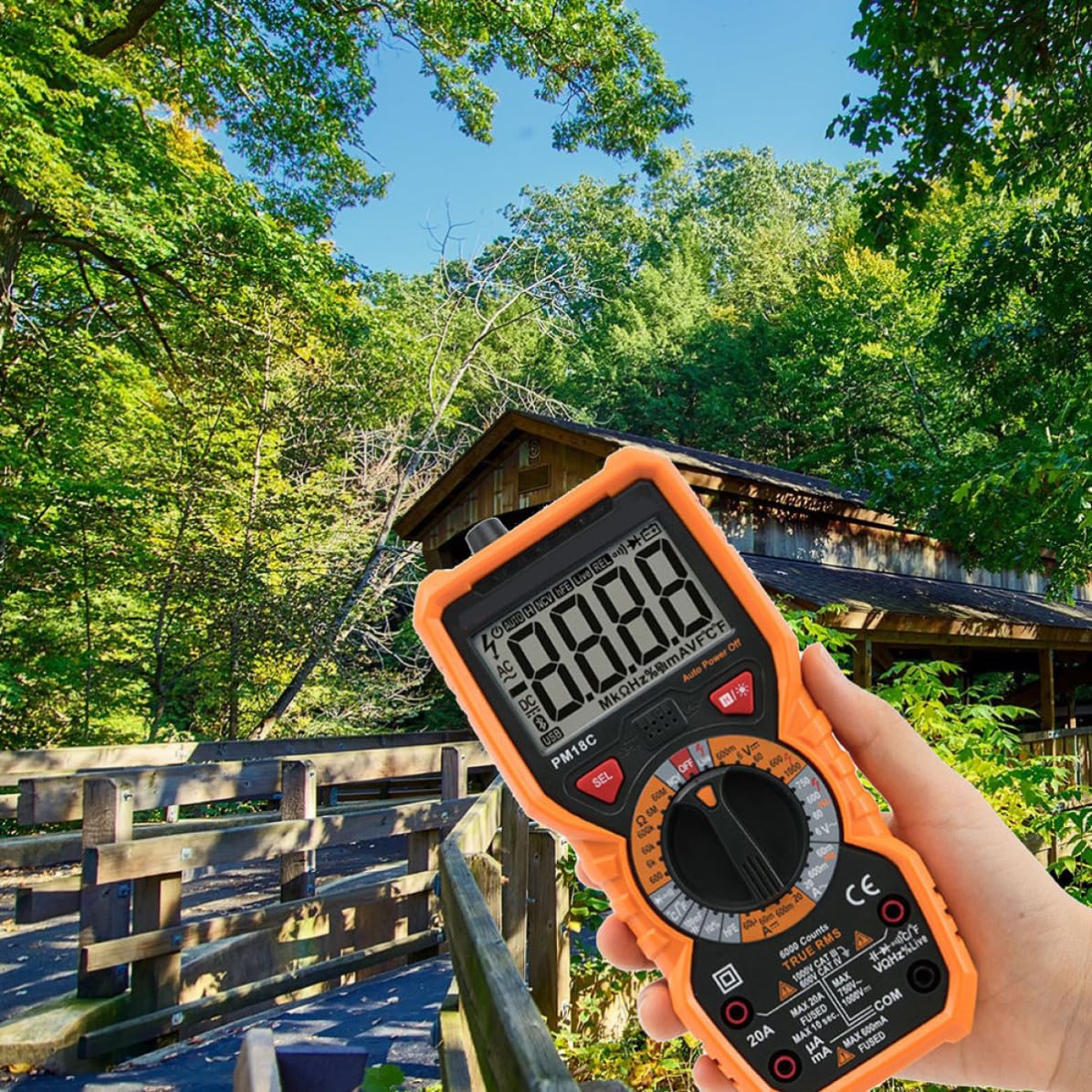 Digitales Multimeter Pm18c mit Hoher Genauigkeit und Backlight