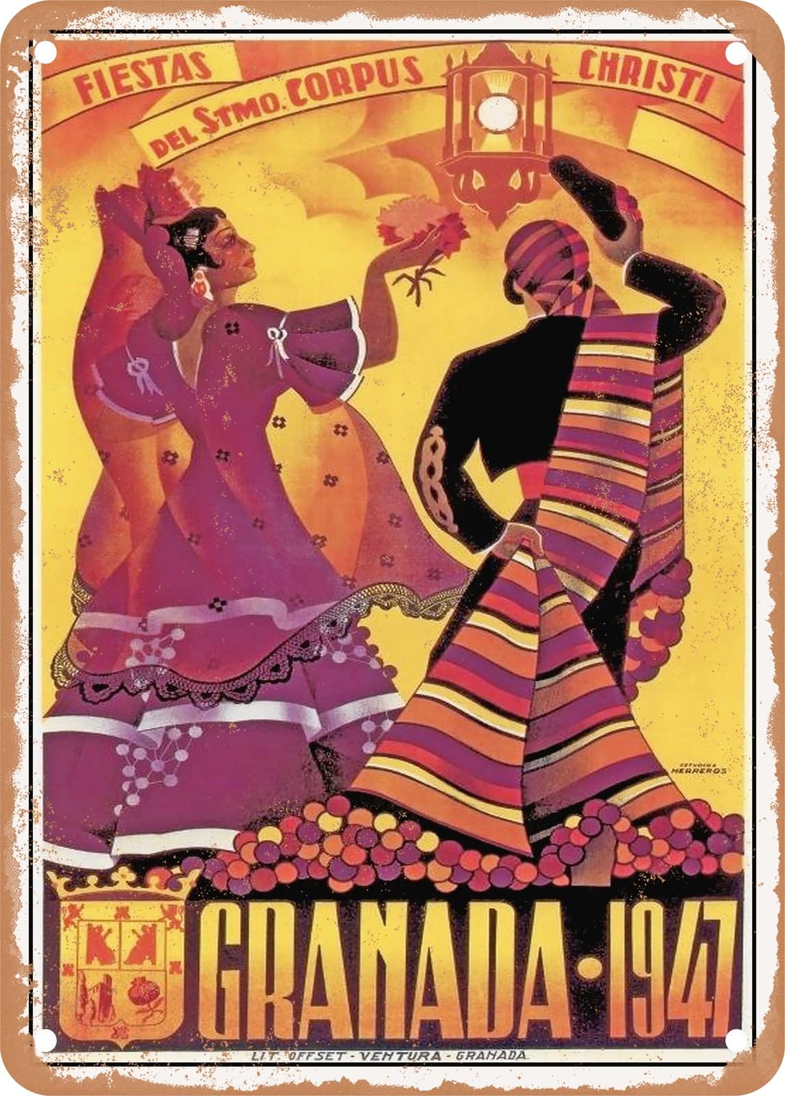 METAL SIGN - 1947 Granada Festivities Vintage Ad home decor