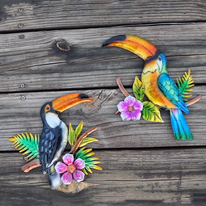 Decoración de Pared con Pájaro Toucan para Exterior e Interior miniatura 7