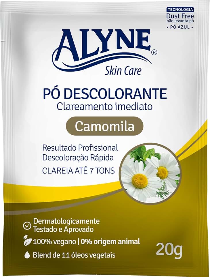 Alyne, Pó Descolorante, Camomila, 20 g, Dourado