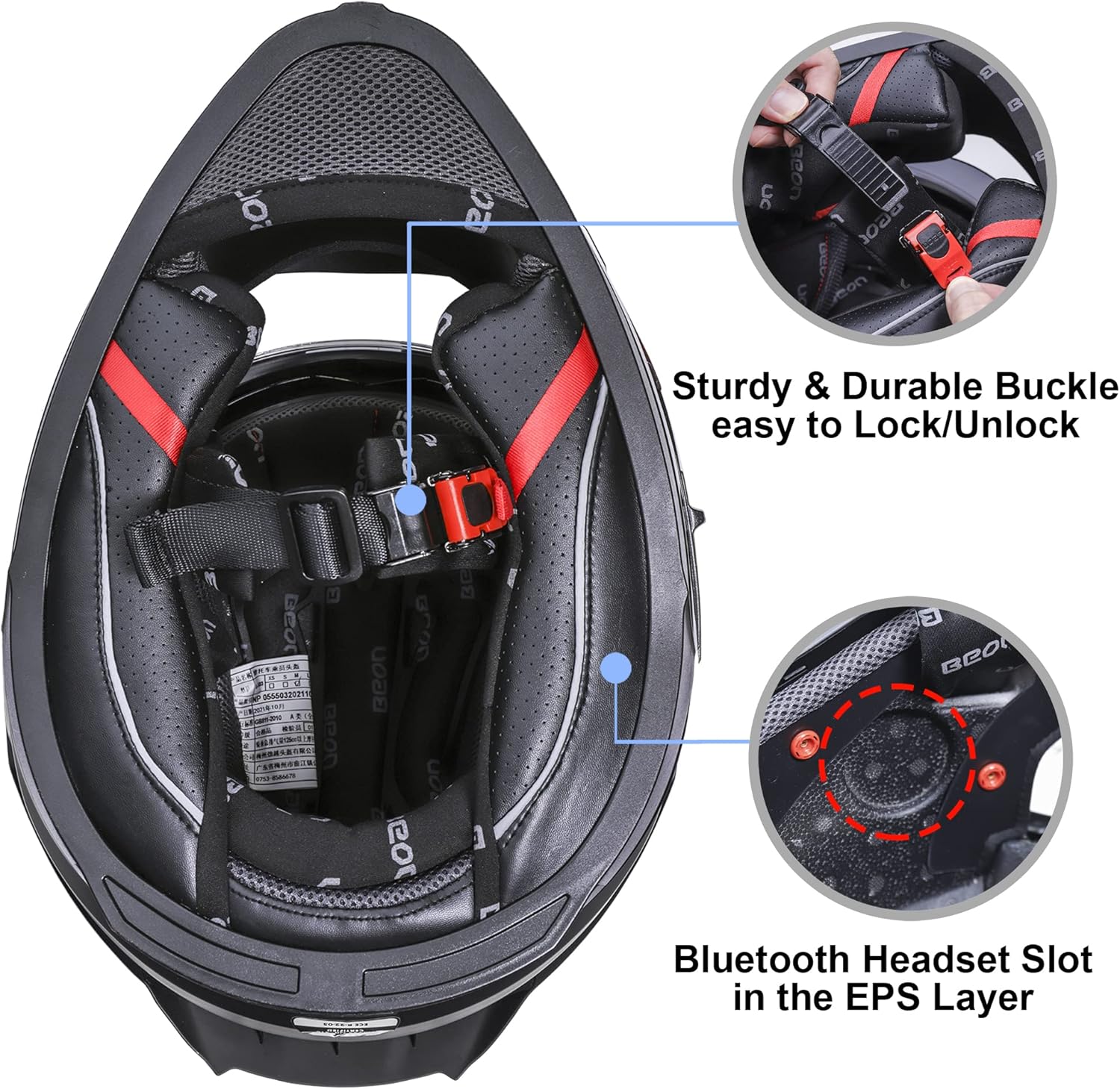 Full Face Motorcycle Helmet, Street Bike Helmet with Clear&Tinted Visors and Multiple Vents, Motocross Casco DOT Approved for Adult Men Women