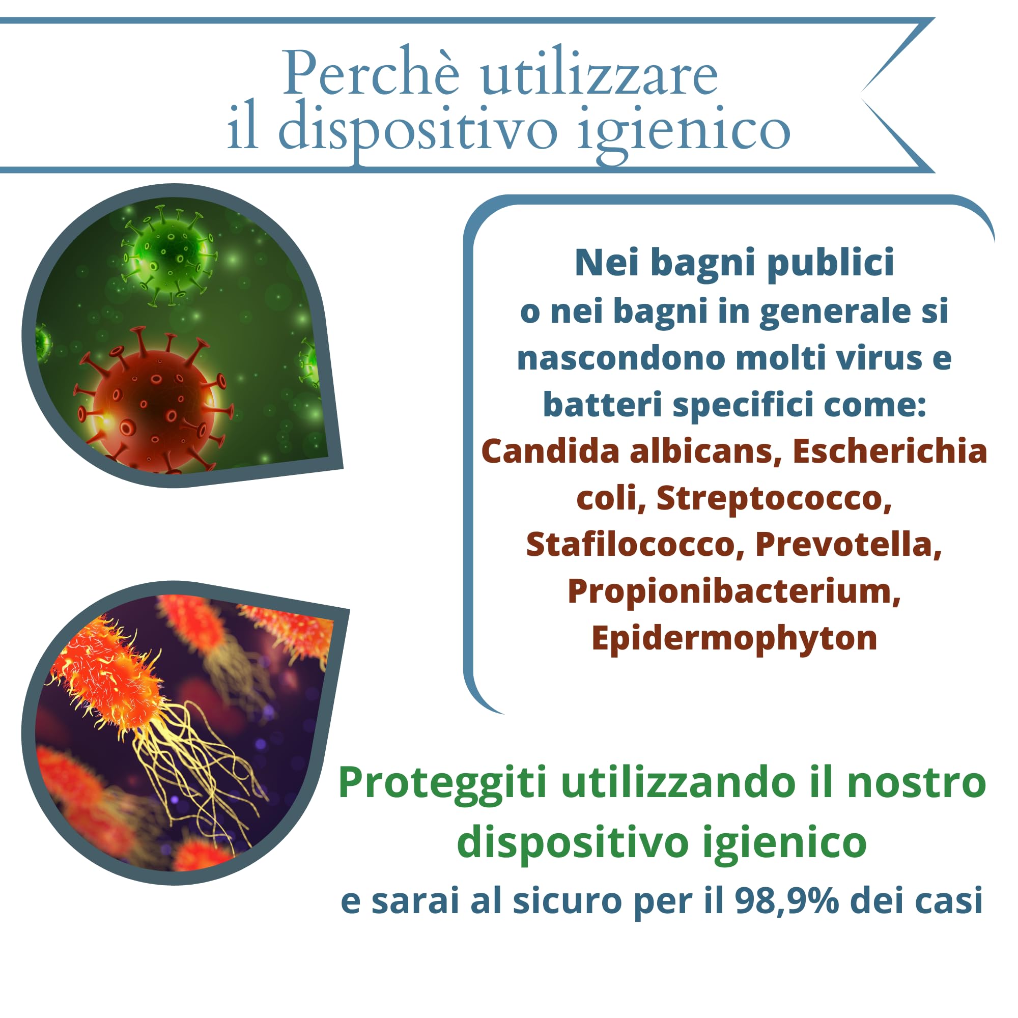 Copriwater usa e getta biodegradabili 50 Pezzi igienici monouso viaggio carta