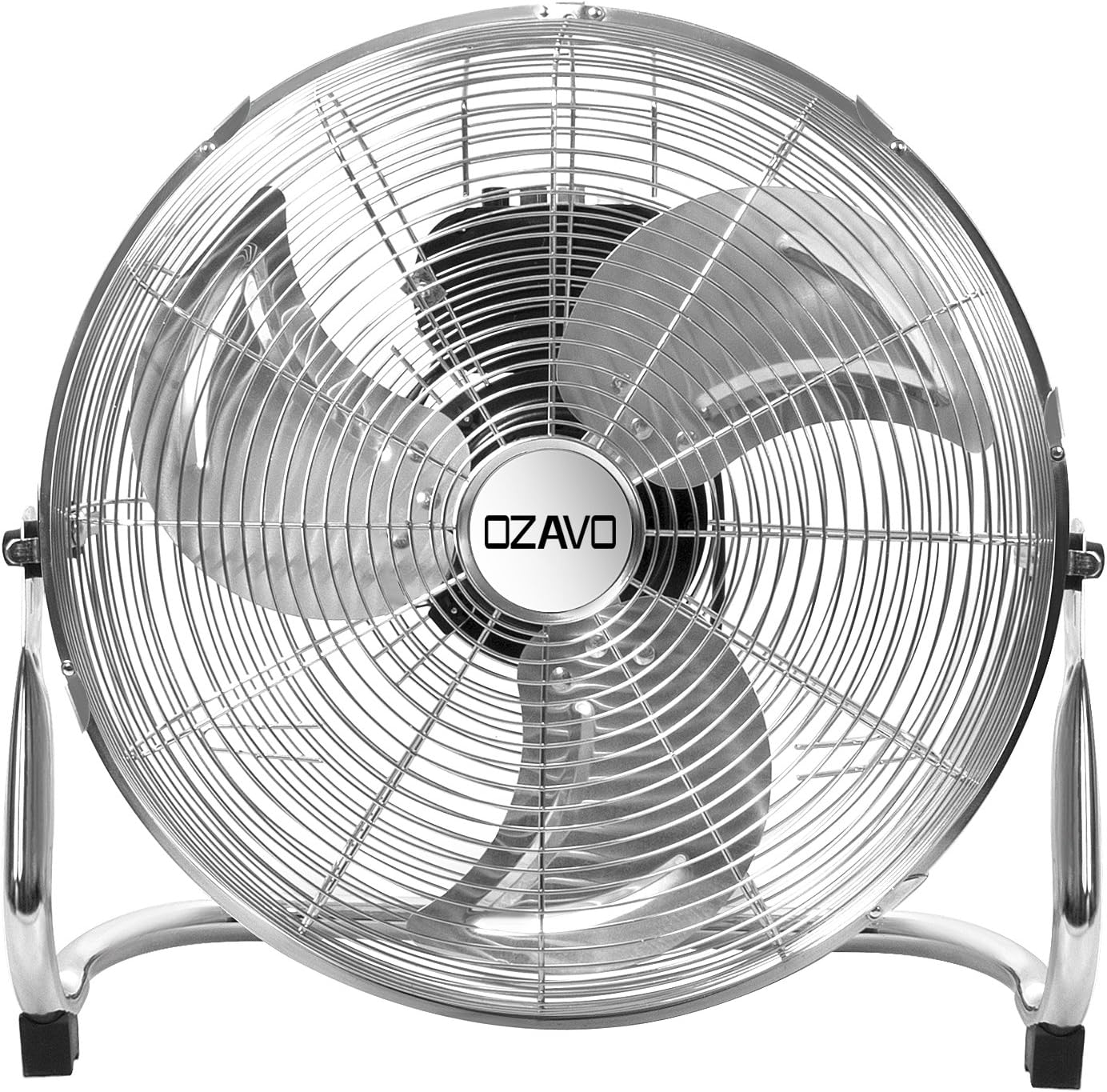 MalTec Standventilator 44cm - Leiser Bodenventilator Mit 3 Stufen Für Büro & Wohnung