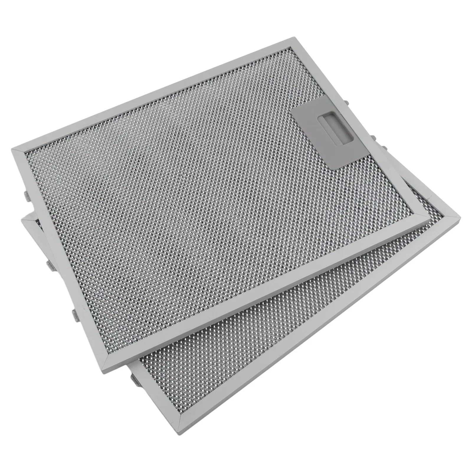 Klhytgfa One Color 2Pcs Cooker Hood Filters Metal Mesh Extractor Vent Filter 32 X 26 Cm Kitchen Hood Oil Filter Range Hood Grease Anti Oil Cotton