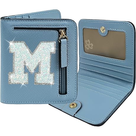 Initial Preppy RFID Wallet for Women and Girls