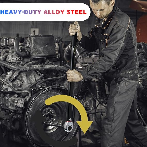 3/4 Drive Click Torque Wrench Set, Torque Wrench Car 50-500 Nm, Wheel Torque Spanner, ± 5% Accuracy for Truck, Car, Tire Replacement, and Motorcycle Car Maintenance