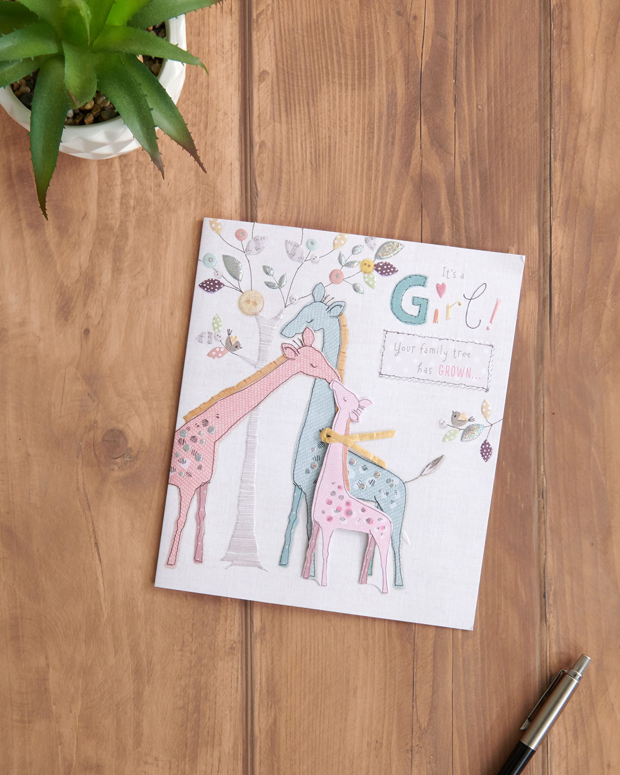 Babykarte Für Jungen – Mit Wäscheleine & 3D-Motiven, Inkl. Umschlag (UK Greetings)