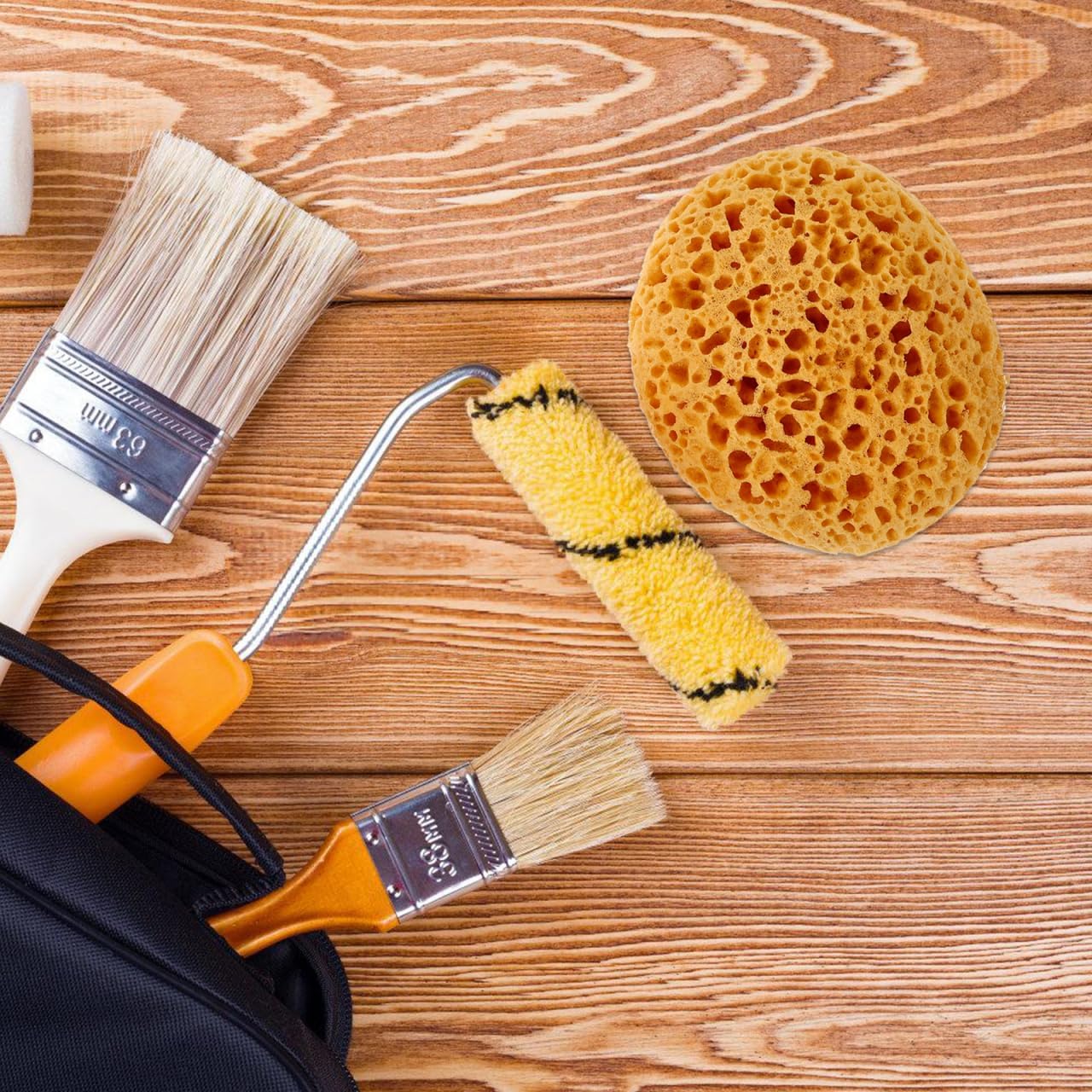 OSALADI 2Pcs Drywall Texture Sponge for Wall Repair and Painting Ceiling Texture Tool 4.52X3.93X2.55 Inch Durable Sponges for DIY Home Decor