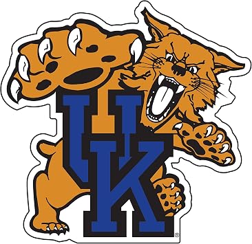 Craftique Kentucky Wildcats ، المملكة المتحدة / Wildcat ، ملصق فينيل متوسط ممتاز ، IPad ، Auto