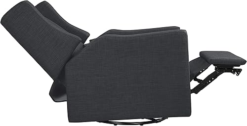 Miniatura 71 de Babyletto Kiwi, reclinable eléctrico y deslizador giratorio con puerto USB en tela de rendimiento de playa, repelente al agua y resistente a