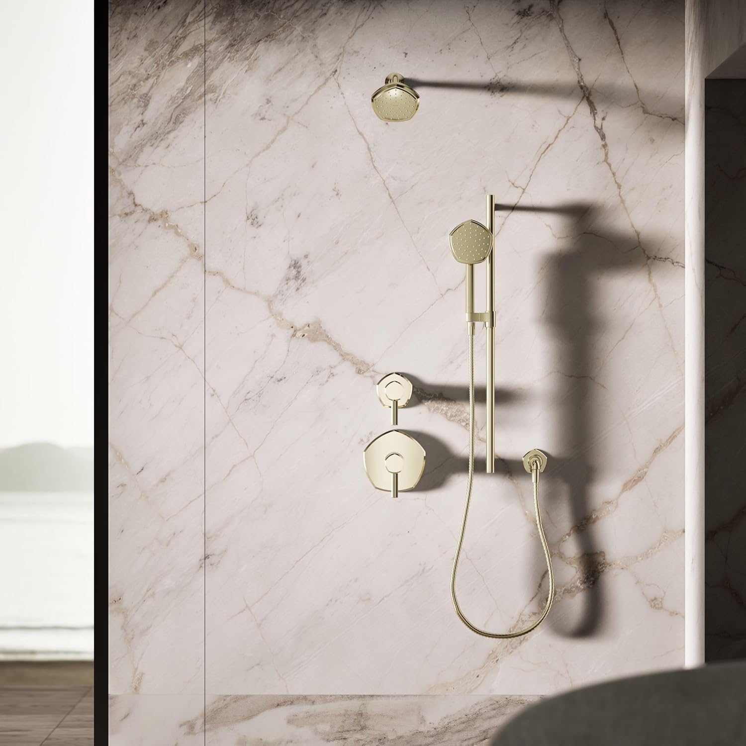 Kohler 27052-G-AF Occasion® Single-function handshower, 1.75 gpm, Vibrant French Gold